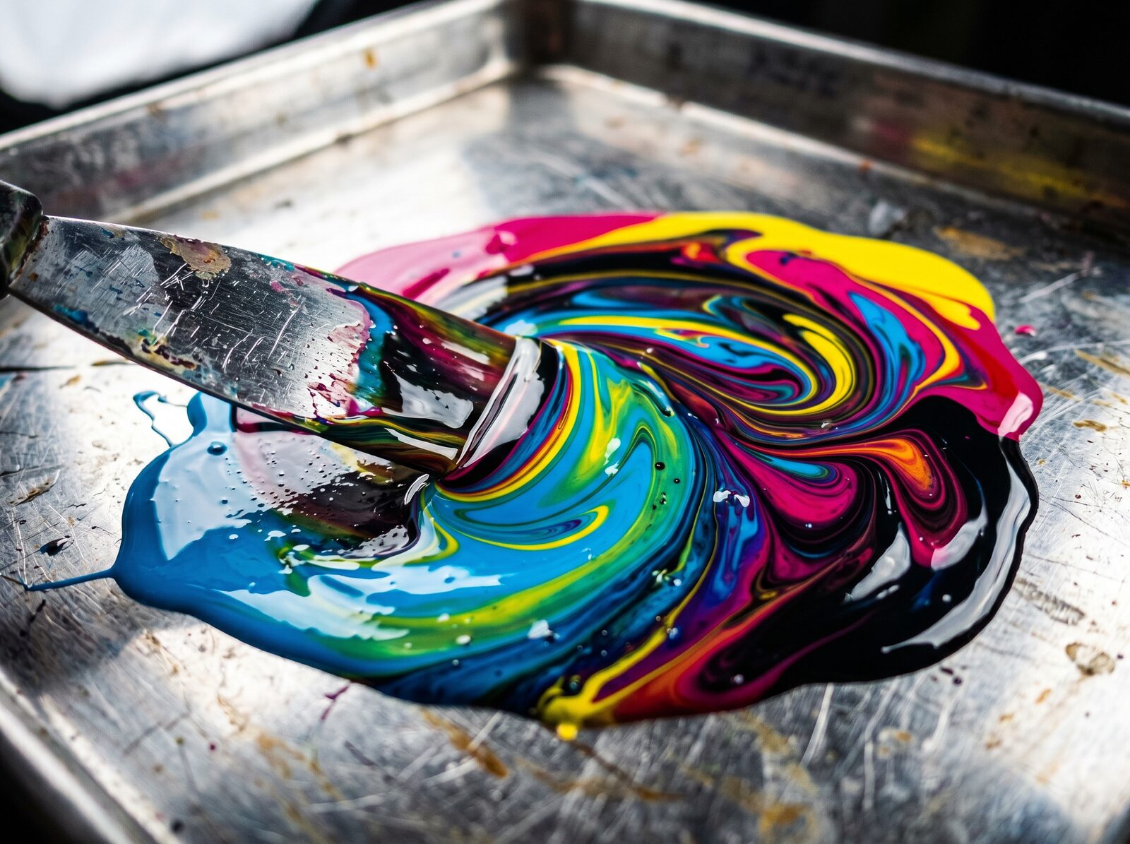 Mezcla de tintas CMYK